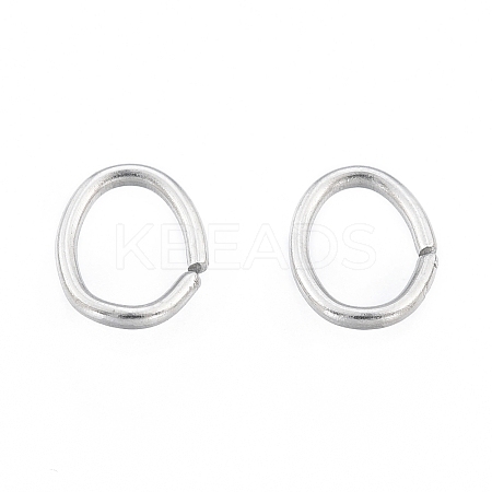 Non-Tarnish 304 Stainless Steel Open Jump Rings X-STAS-N092-172A-01P-1