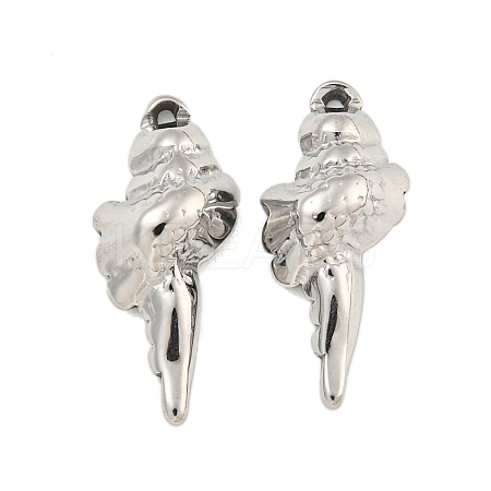 Non-Tarnish 304 Stainless Steel Pendants STAS-L080-011P-1