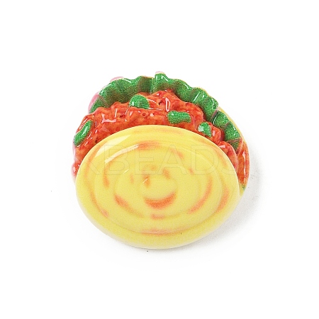 Cute Opaque Resin Cabochons RESI-L046-D02-1