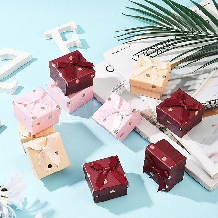 12Pcs Cardboard Ring Boxes CBOX-FP0001-03-1