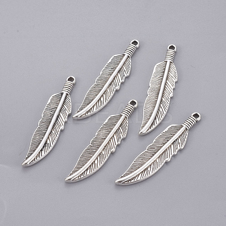 Tibetan Style Alloy Charms X-TIBEP-16624-AS-NR-1