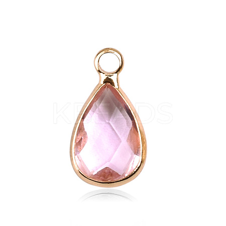 Faceted Glass Pendants LS-FIND-WH0097-40J-G-1