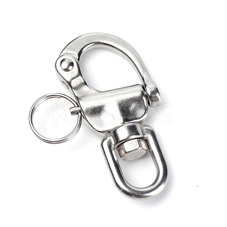 316 Stainless Swivel Eye Snap Shackle Quick Release Bail STAS-WH0025-17A-1