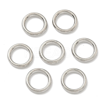 Alloy Soldered Closed Jump Rings PALLOY-H039-P-1