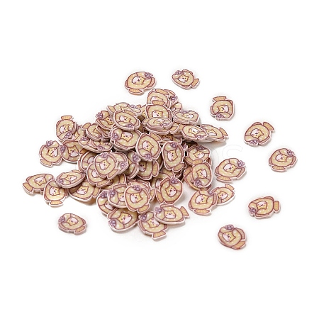 Handmade Polymer Clay Cabochons CLAY-B005-11A-1