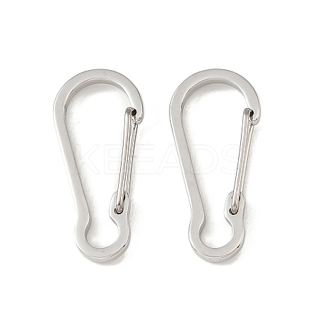 304 Stainless Steel Rock Climbing Carabiners STAS-F364-02P-01-1