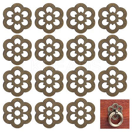 16Pcs Brass Flat Washers FIND-PH0026-78P-1