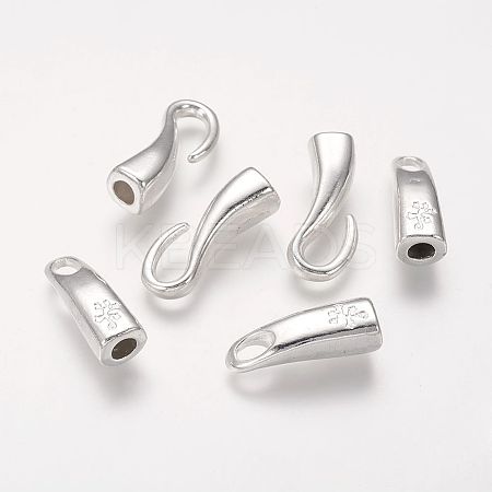 Alloy Hook and Eye Clasps LS-KK-H088-S-1