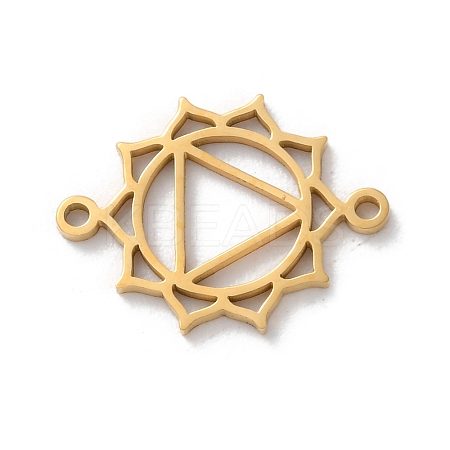 304 Stainless Steel Hollow Chakra Links LS-STAS-S149-05D-1