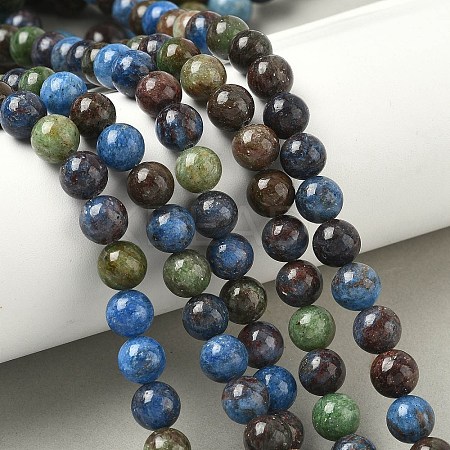 Natural Turquoise Beads Strands G-P574-A04-8mm-1