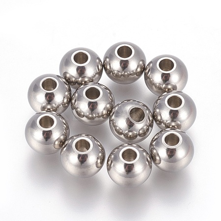 Tarnish Resistant 201 Stainless Steel Beads STAS-F170-02P-A-1