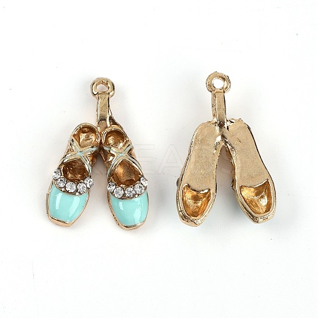 Zinc Alloy Enamel Pendants ENAM-CJC0004-30F-1
