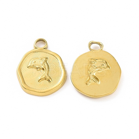Ion Plating(IP) 304 Stainless Steel Pendants STAS-C003-04G-1