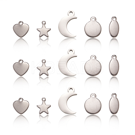 304 Stainless Steel Pendants STAS-CJ0001-168-1