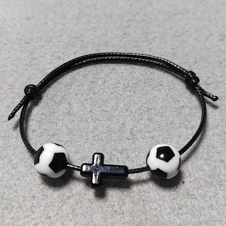 Waxed Polyester Cord Bracelets BJEW-WH00016-05-1