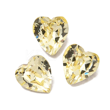 Glass Rhinestone Cabochons RGLA-L029-16B-213-1