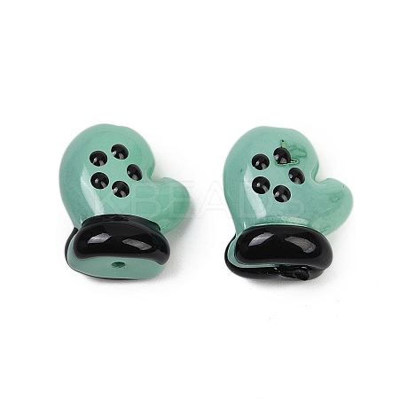Baking Paint Glass Enamel Beads LAMP-R004-07B-1