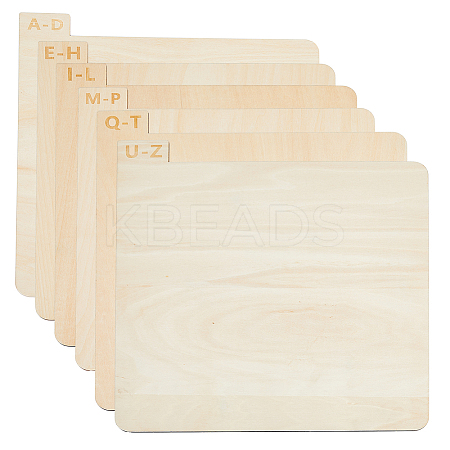 Wood Divination Boards WOOD-WH0042-07-1