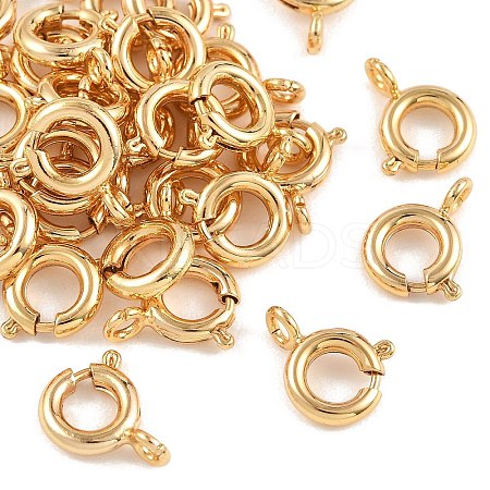 SHEGRACE Brass Spring Ring Clasps XGR0018G-47G-1