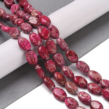 Natural Imperial Jasper Beads Strands G-Q017-A01-01-1