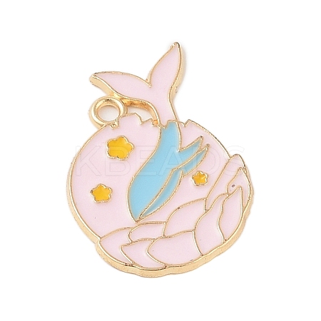Rack Plating Alloy Pendants FIND-C059-02G-01-1