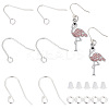 6 Pairs 3 Style 925 Sterling Silver Earring Hooks FIND-GO0001-70-1
