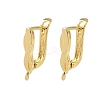 Brass Hoop Earring Findings KK-G536-07G-1