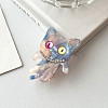 Cellulose Acetate(Resin) Alligator Hair Clips PW-WG42966-03-1