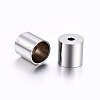 Tarnish Resistant 201 Stainless Steel Cord Ends STAS-O107-13P-01-2