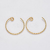 Brass Earring Hooks KK-T049-026G-NF-1