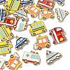 30Pcs 6 Styles Alloy Enamel Pendants ENAM-CJ0004-51-3