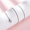 1.5MM 304 Stainless Steel Curb Chain Necklaces NJEW-T016-28P-1