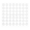 200Pcs Large Silicone Mats for Epoxy Resin Jewelry Crafts AJEW-AN0007-37-1