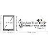 Rectangle with Word PVC Wall Stickers DIY-WH0228-175-2