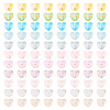 110Pcs 11 Colors Frosted Transparent Acrylic Beads OACR-TA0003-52-1