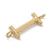 304 Stainless Steel Letter Connector Charms STAS-M108-01G-09-2