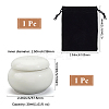 1Pc Ceramic Mini Pet Cremation Urn AJEW-GF0012-42-2