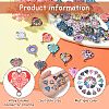 42Pcs 21 Styles Alloy Enamel Connector Charms ENAM-CJ0004-42-4