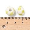 Handmade Porcelain European Beads PORC-C009-01G-3