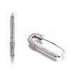 Brass Hoop Earrings EJEW-K085-03P-1
