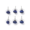Natural Gemstone Stud Earrings for Women EJEW-E285-01P-2