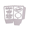 Pop Corn Box Frame Carbon Steel Cutting Dies Stencils LS-DIY-F036-30-5