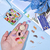 100Pcs Baking Paint Iron Cable Chain for DIY Craft CH-SC0001-04-3