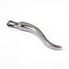 Tarnish Resistant 304 Stainless Steel Pendants STAS-K087-09P-2