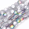 Synthetic Moonstone Beads Strands G-E536-01B-F-1