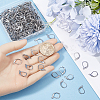 304 Stainless Steel Leverback Earring Findings STAS-SP0001-01B-3