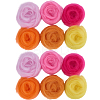 18Pcs 6 Colors DIY Wool Roving DIY-SP0005-80C-1