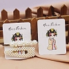 Rectangle Paper Hair Clip Display Cards CDIS-C004-03E-1