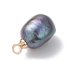 Natural Pearl Potato Charms PALLOY-JF04848-4