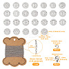 DIY Initial Link Bracelet Making Kit DIY-CF0001-22-2